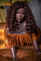 Takiyah 陽光巨乳黑人部落女孩 E罩杯金屬骨架彈性軟胸 超柔軟矽膠仿真性愛娃娃 172 cm 照片