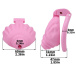 FAAK - Shell Resin Chastity Cage - Pink photo-13