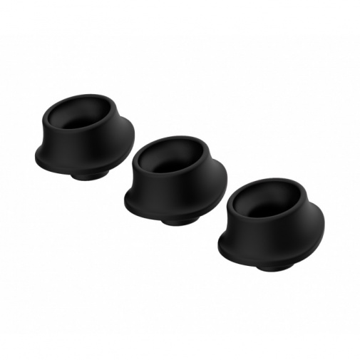Womanizer - Premium Heads L-size 3 pcs - Black photo