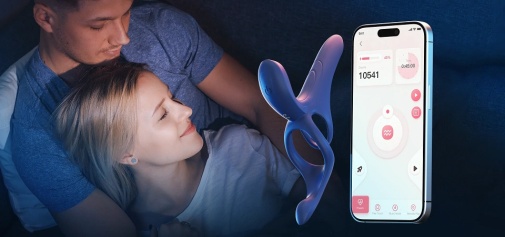 Honey Play Box - Pleasure Pivot App 智能遙控情侶共振震動器 - 黑色 照片