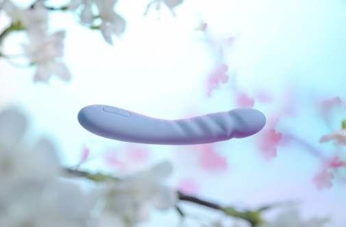 SVAKOM - Ava Neo APP 智能遙控 抽插式震動棒 - 粉藍色 照片