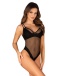 Obsessive - Nesari Crotchless Teddy - Black - XS/S photo