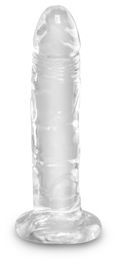 King Cock - 6" Cock - Clear photo
