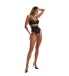 Obsessive - Hersis Crotchless Teddy - Black - L/XL photo-5