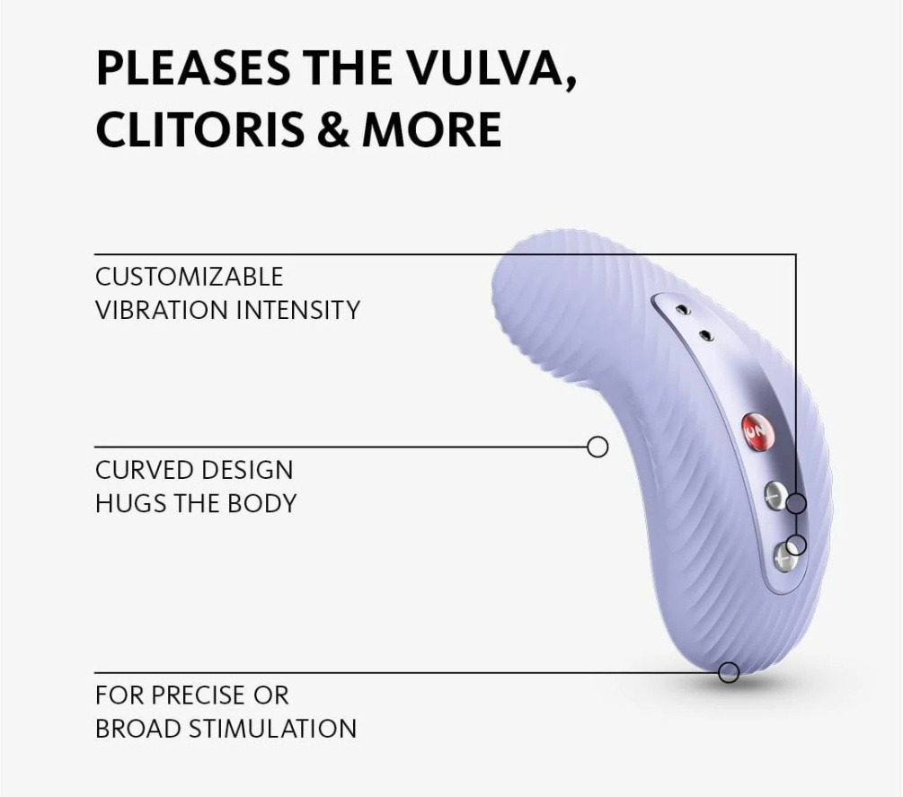 LAYA III was made to lay on the body hence the name with a g... Fun Factory - Laya III Massager - Soft Violet photo-9
