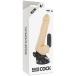 Basecock - Vibro Dildo w Balls 18.5cm - Flesh photo-6