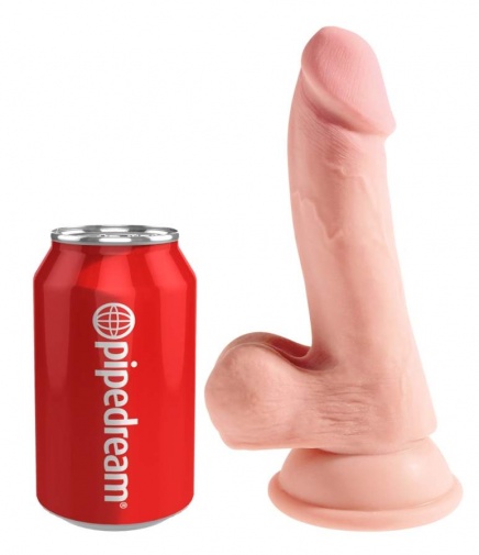 King Cock - Triple Density w Balls 6.5" - Flesh photo