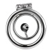 FAAK - Chastity Cage w Urethral Plug - Silver photo-2