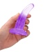 RealRock - 5" Non-Realistic Dildo - Purple photo-2