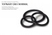 Toynary - CR01 Normal Cock Rings - Black photo-3