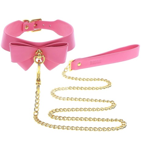 Taboom - Malibu Collar w Leash - Pink photo