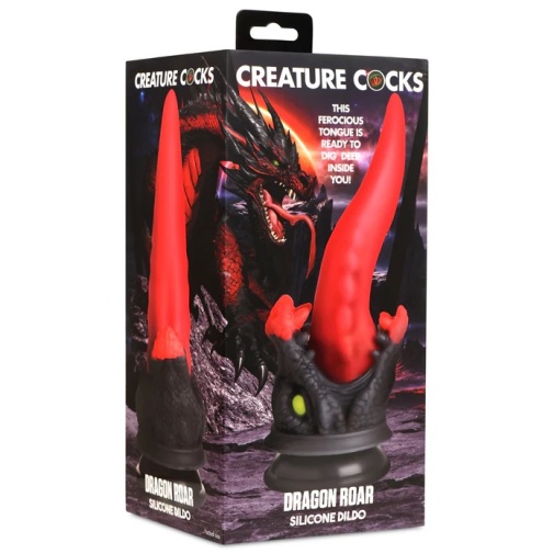 Creature Cocks - Dragon Roar 龍嘯仿真陽具 - 紅色 照片