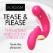 Lickgasm - Tease & Please Thrusting Licking Vibe - Pink photo-3