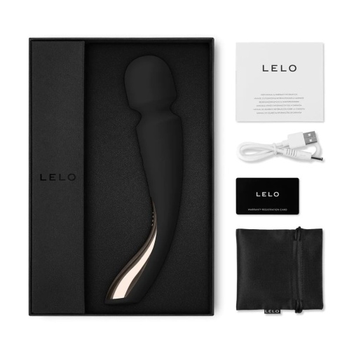 Lelo - Smart Wand 2 全身按摩棒 中码 - 黑色 照片
