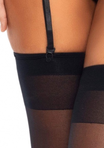 Leg Avenue - In The Know Lace Set - Black - L photo