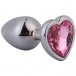 MT - Anal Plug 75x28mm - Silver photo