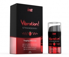 INTT - Vibration! 草莓味全性別刺激凝膠 - 15ml 照片