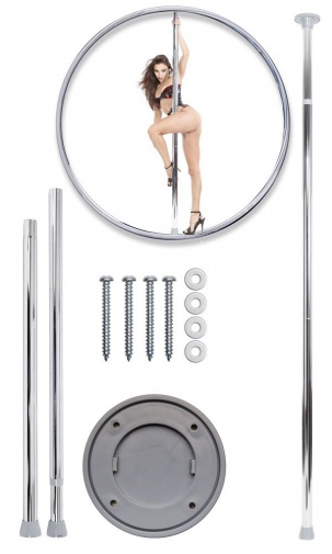 Fetish Fantasy - Fantasy Dance Pole - Silver photo