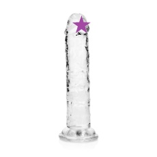 RealRock - 6" 直身仿真假陽具 - 透明 照片