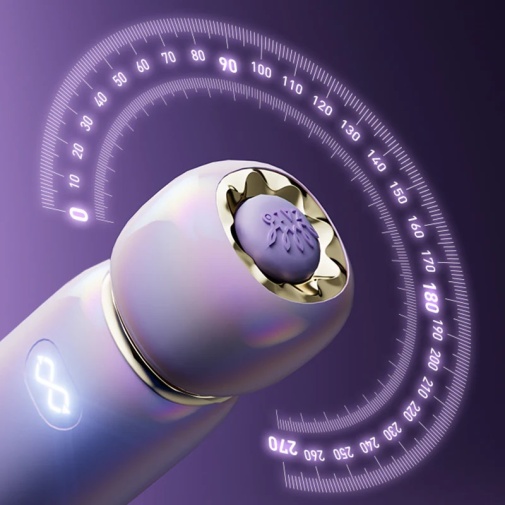 Zalo - Lia Suction Massager - Lavender Purple photo