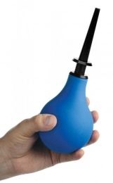 CleanStream - Premium One-Way Valve Anal Douche Set - Blue photo