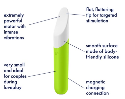 Satisfyer - 超強力子彈型震蛋 7 - 綠色 照片