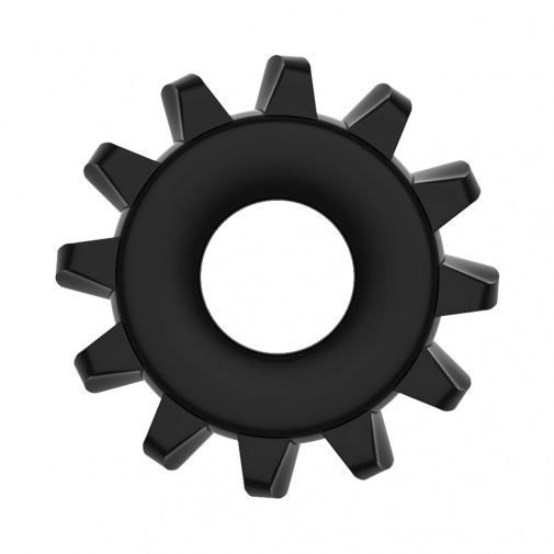 Lovetoy - Power Plus Cockring 4.5cm - Black photo
