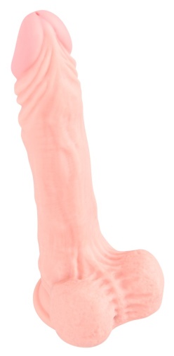 Medical Silicone - Dildo w Balls 21cm photo