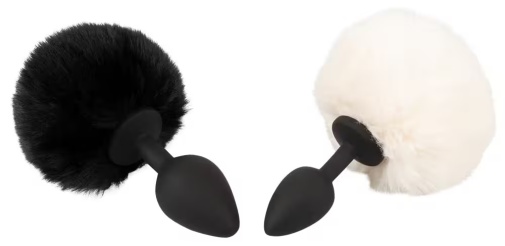 You2Toys - Fluffy Tail Plug M - Black photo