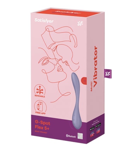 Satisfyer - Flex 5 Plus G-Spot Vibrator - Lilac photo