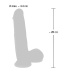 Medical Silicone - 带阴囊假阳具 20 厘米 照片-7