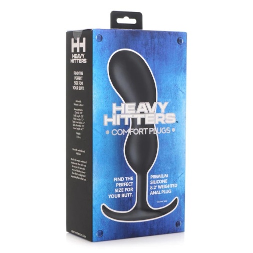 Heavy Hitters - Weighted Prostate Plug XL - Black photo