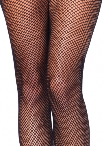 Leg Avenue - Crotchless Fishnet Pantyhose - Plus Size photo