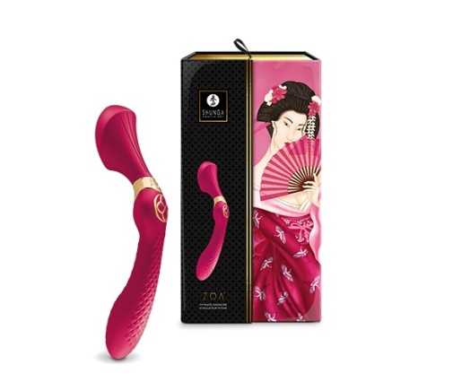 Shunga - Zoa Massager - Raspberry photo