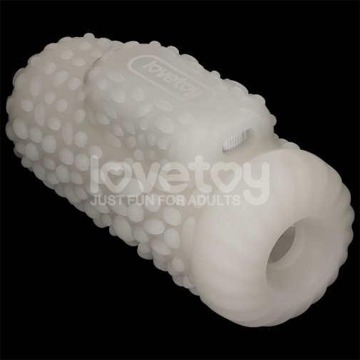 Lovetoy - Knights Ring Vibro 2in1 Sleeve - Drip photo
