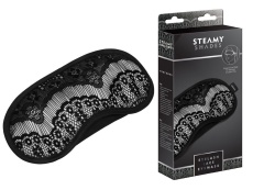 Steamy Shades - Eyelash Lace Eye Mask - Black photo