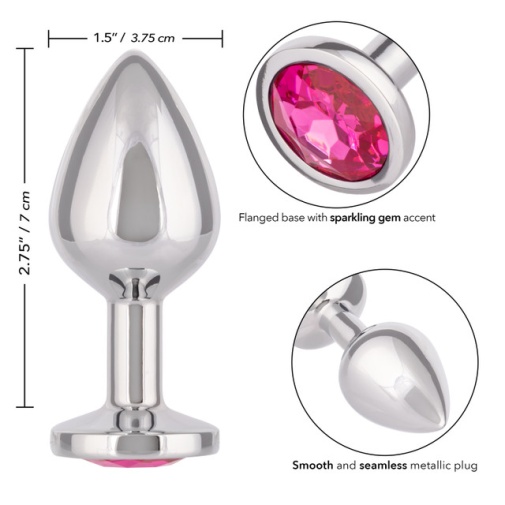 CEN - Jewel Rose Anal Plug L - Pink photo