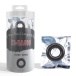 Chisa - Donut Rings 30pcs - Black photo