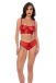 Mapale - 8895 Sequin Lingerie Set - Red - XL photo