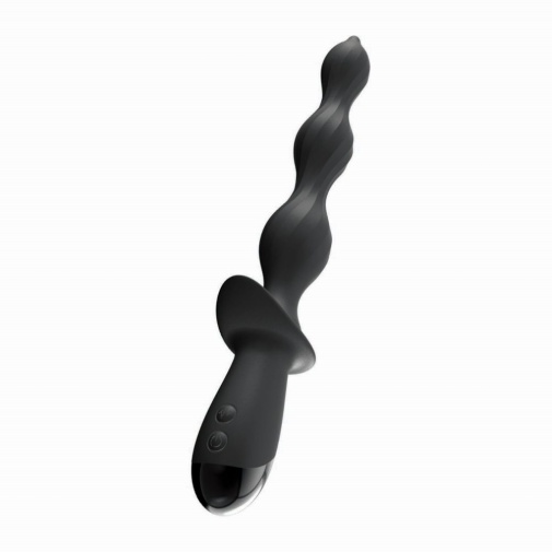 Nasstoys - Ass-sation 深入柔软震动后庭串珠按摩棒 - 黑色 照片