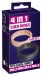 You2Toys - 4in1 Cock Rings - Black/Flesh photo-9