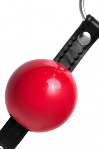 Anonymo - Ball Soft Gag - Red photo