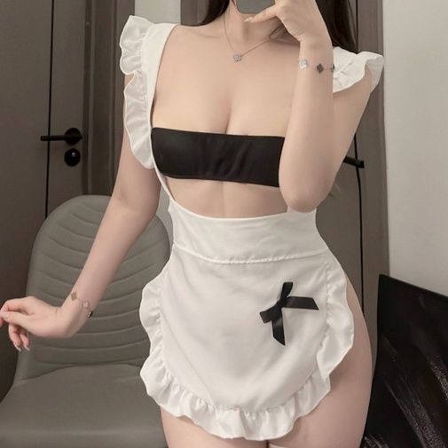 KR - 性感女僕羞恥系服裝 KRW-098 - 黑色 照片