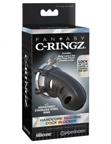 Pipedream - Hardcore Silicone Cock Block - Black photo