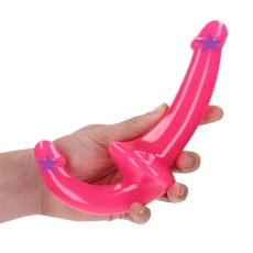 RealRock - 6" Glow Strapless Strap-On - Pink photo