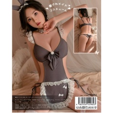 KR - 想被愛的兔女郎性感內衣服裝 KRW-082 - 灰色 照片