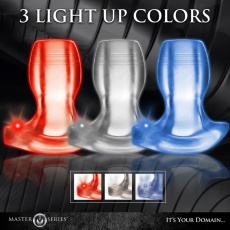 Master Series - LED 燈 - 中空後庭擴張器 大碼 - 透明 照片