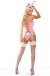 Obsessive - Bunny Suit Costume 4 pcs - Pink - S/M photo-5