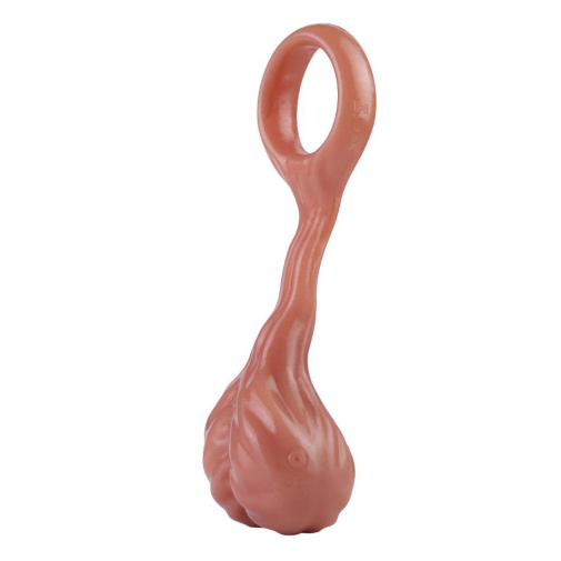 FAAK - Vibro Ring w Balls - Flesh photo