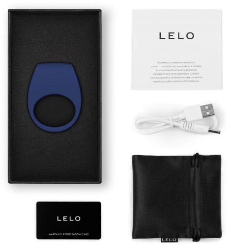 Lelo - Tor 3 APP Ring - Base Blue photo